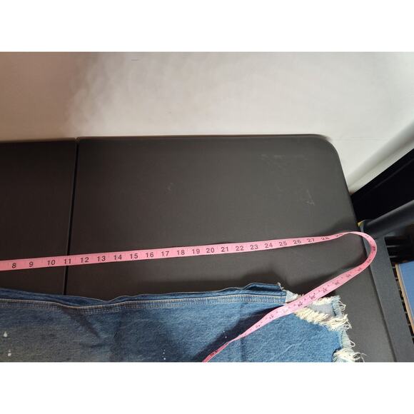 Free People We the Free Raw Hem Paint Splatter Boyfriend Fit Jeans NWOT size 29 - Picture 9 of 9